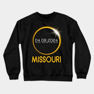 MISSOURI Totality Total Solar Eclipse April 8 2024 Crewneck Sweatshirt